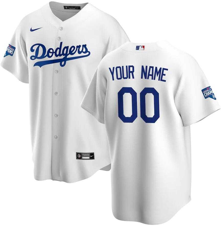 Customized Men & Women & Youth Dodgers White Nike 2020 World Series Champions Cool Base Jersey,We sell and wholesale Customized Men & Women & Youth Dodgers White Nike 2020 World Series Champions Cool Base Jersey on line form chian!